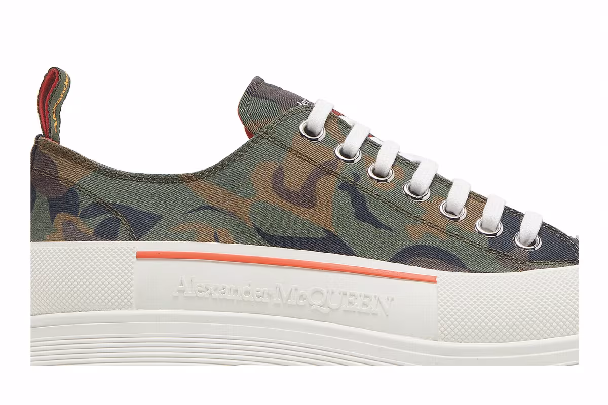 Alexander McQueen Tread Slick Lace Up Camo, view 3