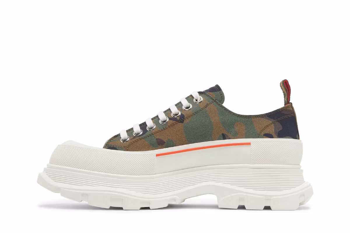 Alexander McQueen Tread Slick Lace Up Camo, view 4