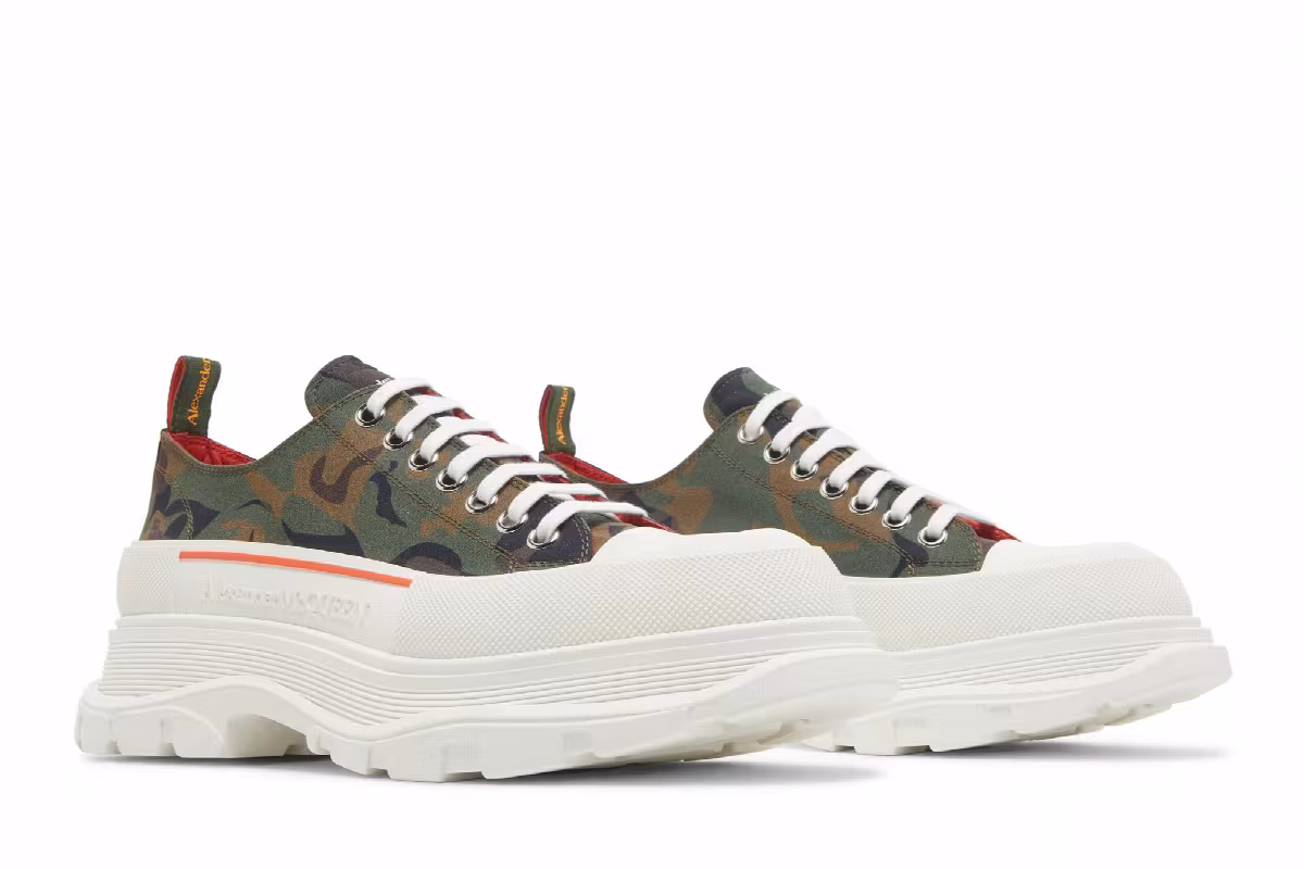Alexander McQueen Tread Slick Lace Up Camo, view 9