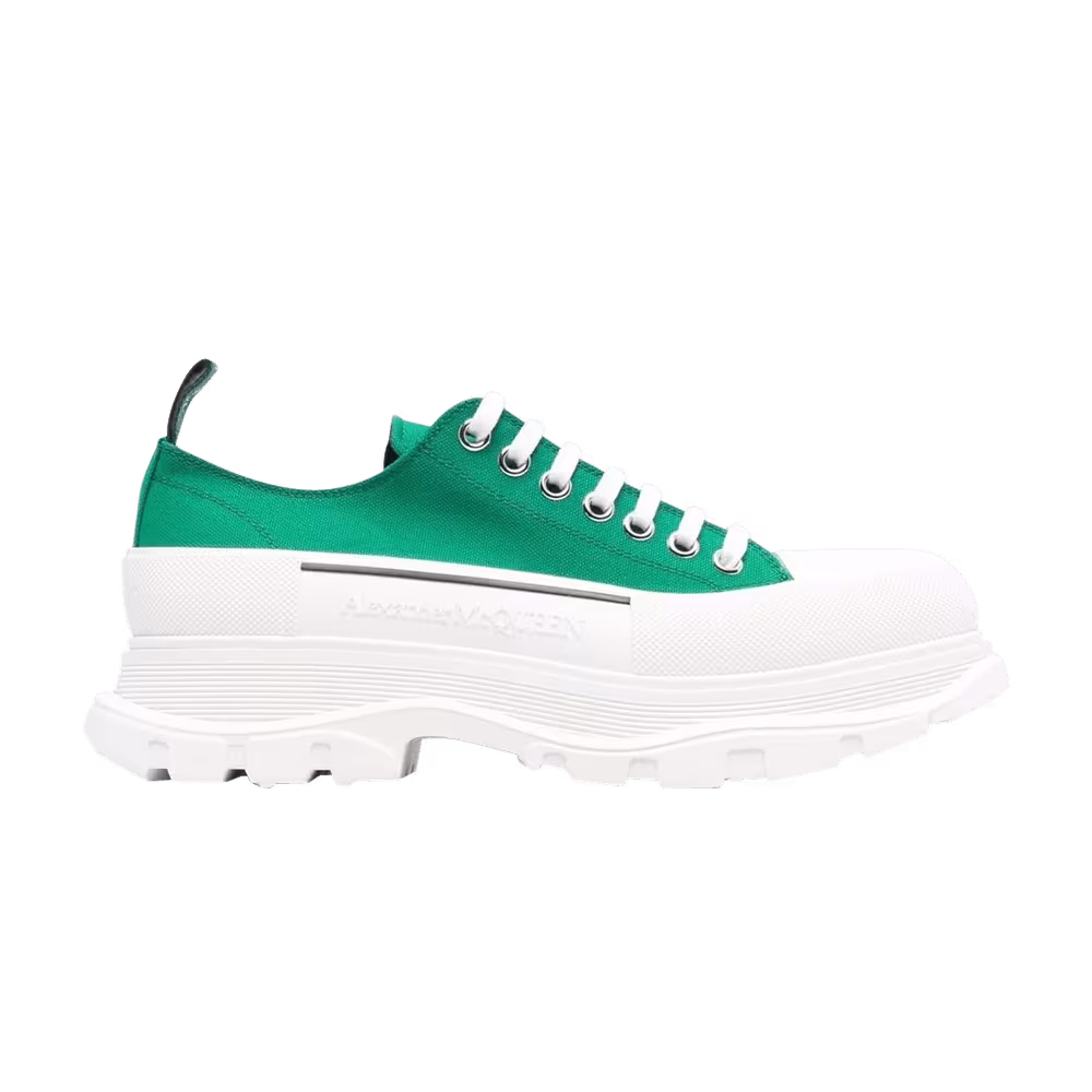 Alexander McQueen Tread Slick Lace Up Green