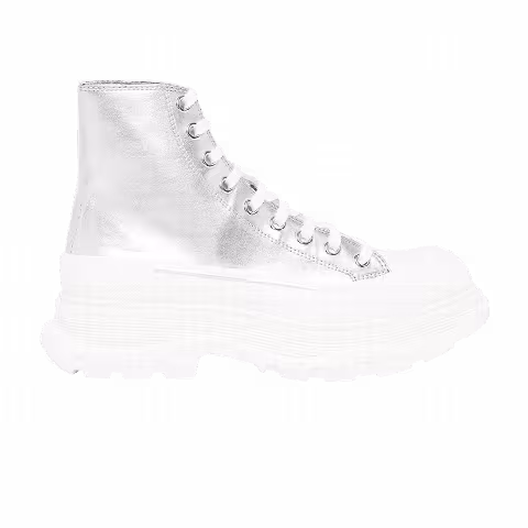 Alexander McQueen Tread Slick High 'Silver'