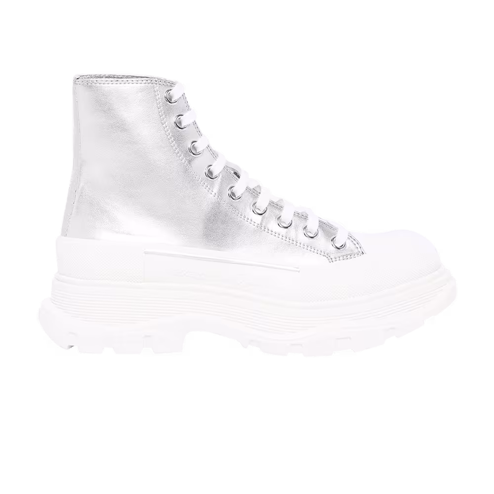 Alexander McQueen Tread Slick High Silver
