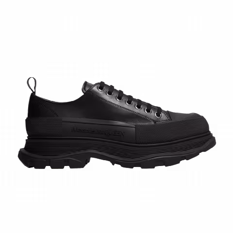 Alexander McQueen Wmns Tread Slick Lace Up 'Black'