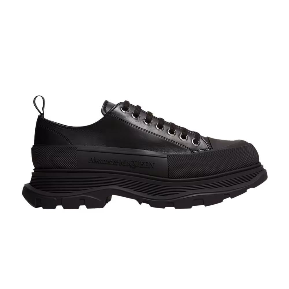 Alexander McQueen Women's Tread Slick Lace Up Black