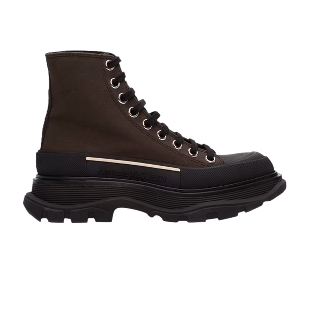Alexander McQueen Women's Tread Slick Boots Ebony
