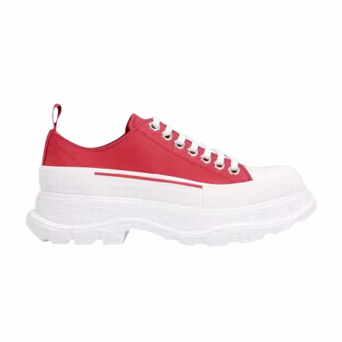 Alexander McQueen Wmns Tread Slick Lace Up 'Red'