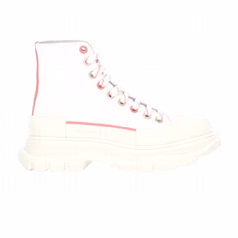 Alexander McQueen Wmns Tread Slick Boot 'White Soft Coral'