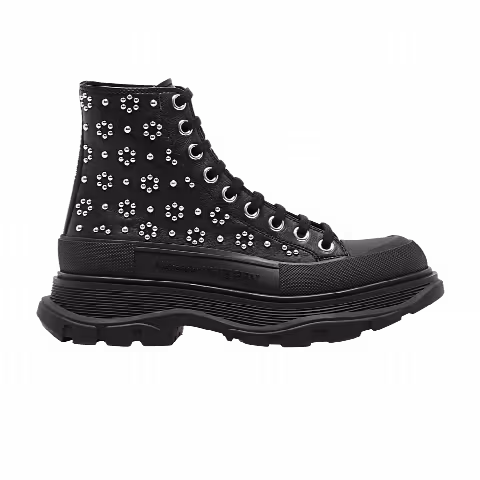 Alexander McQueen Wmns Tread Slick Boot 'Floral Studs'