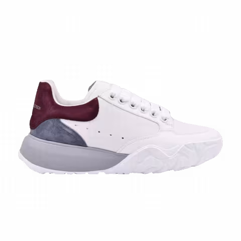Alexander McQueen Wmns Court Trainer 'White Burgundy'