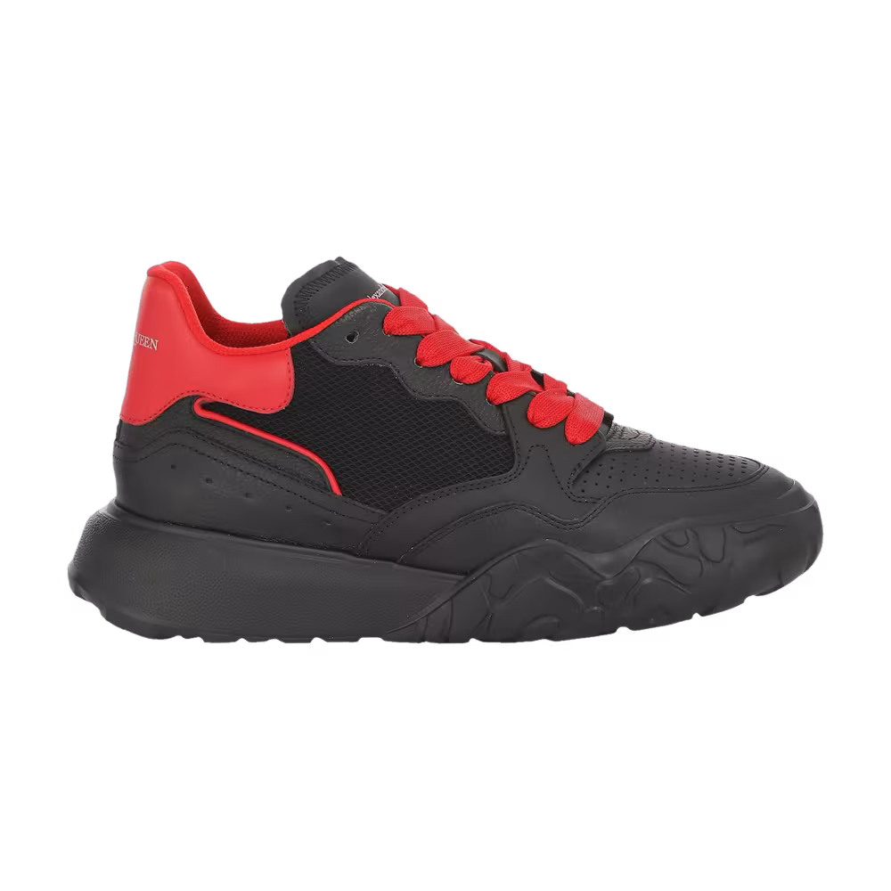 Alexander McQueen Court Trainer Black Lust Red