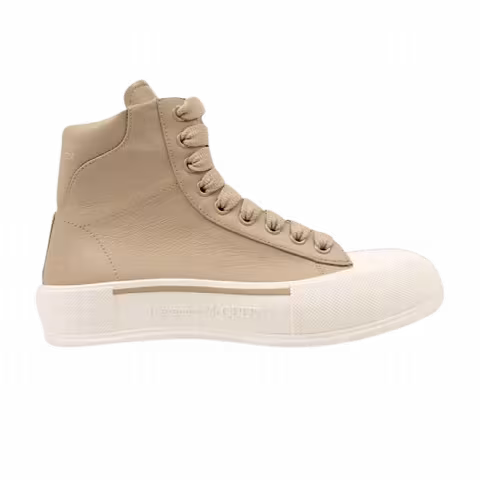 Alexander McQueen Deck Plimsoll High 'Beige'