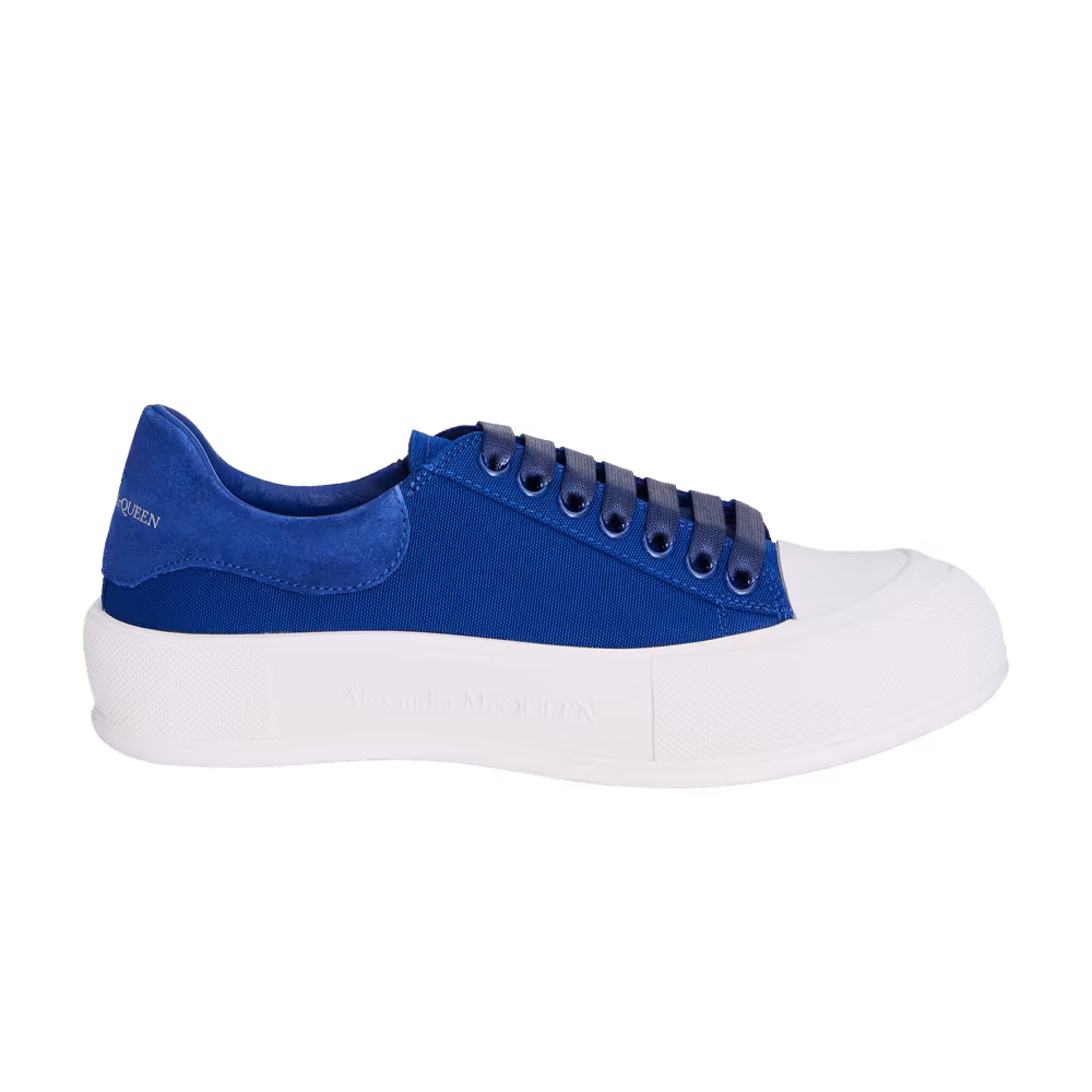 Alexander McQueen Deck Plimsoll Low Navy