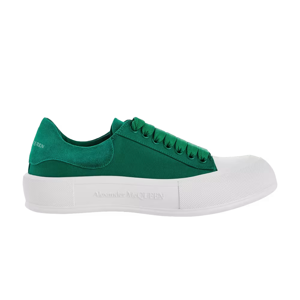 Alexander McQueen Deck Plimsoll Low Green