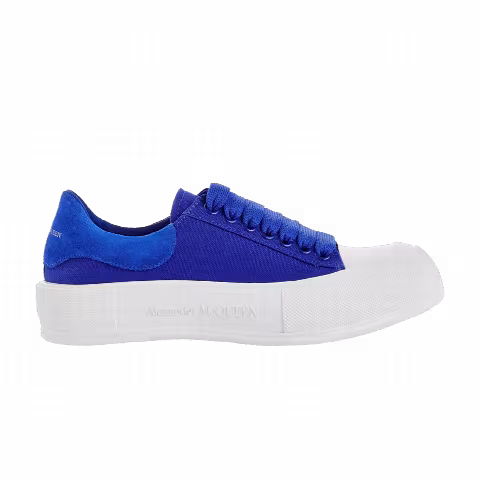 Alexander McQueen Wmns Deck Lace-Up Plimsoll 'Blue'