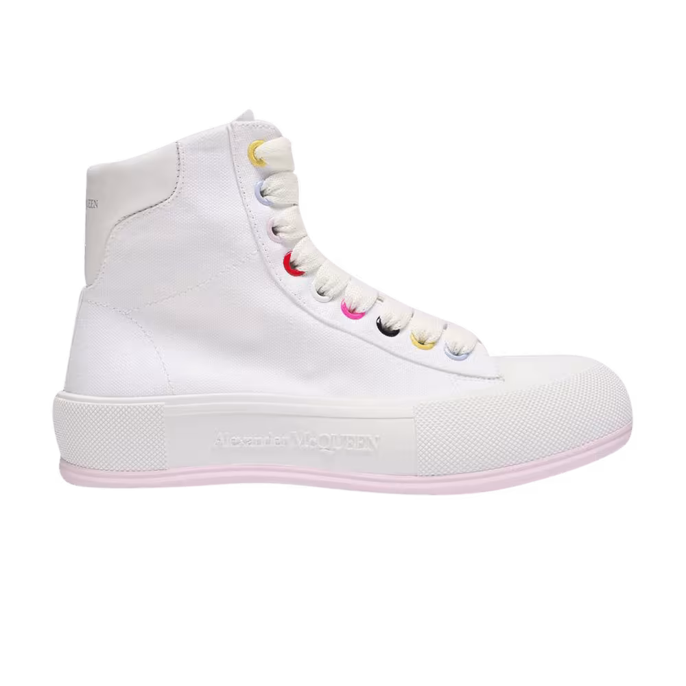 Alexander McQueen Women's Deck Plimsoll High White