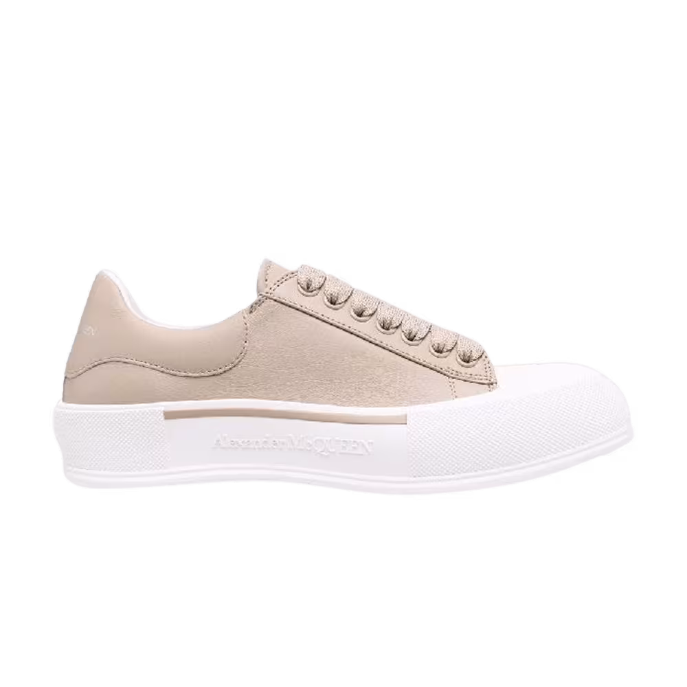 Alexander McQueen Deck Plimsoll Beige