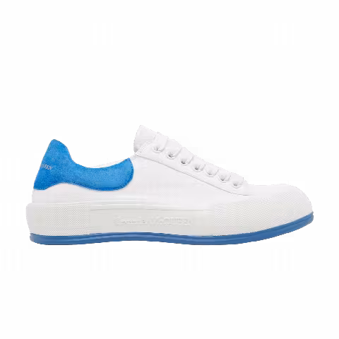 Alexander McQueen Deck Plimsoll Low 'White Blue'