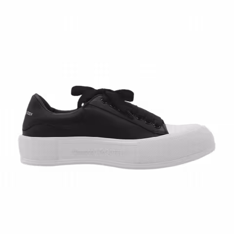 Alexander McQueen Deck Lace Plimsoll 'Black'