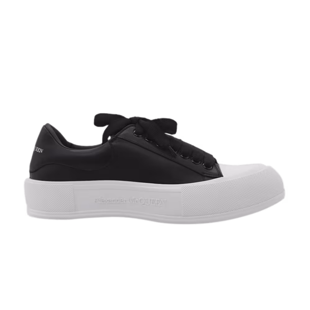 Alexander McQueen Deck Lace Plimsoll Black