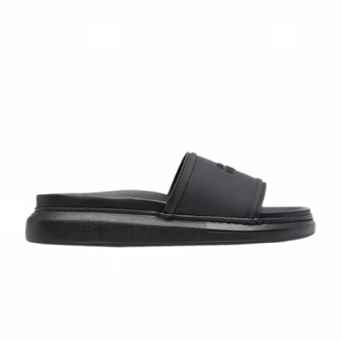 Alexander Mcqueen Rubber Hybrid Sandal 'Black'