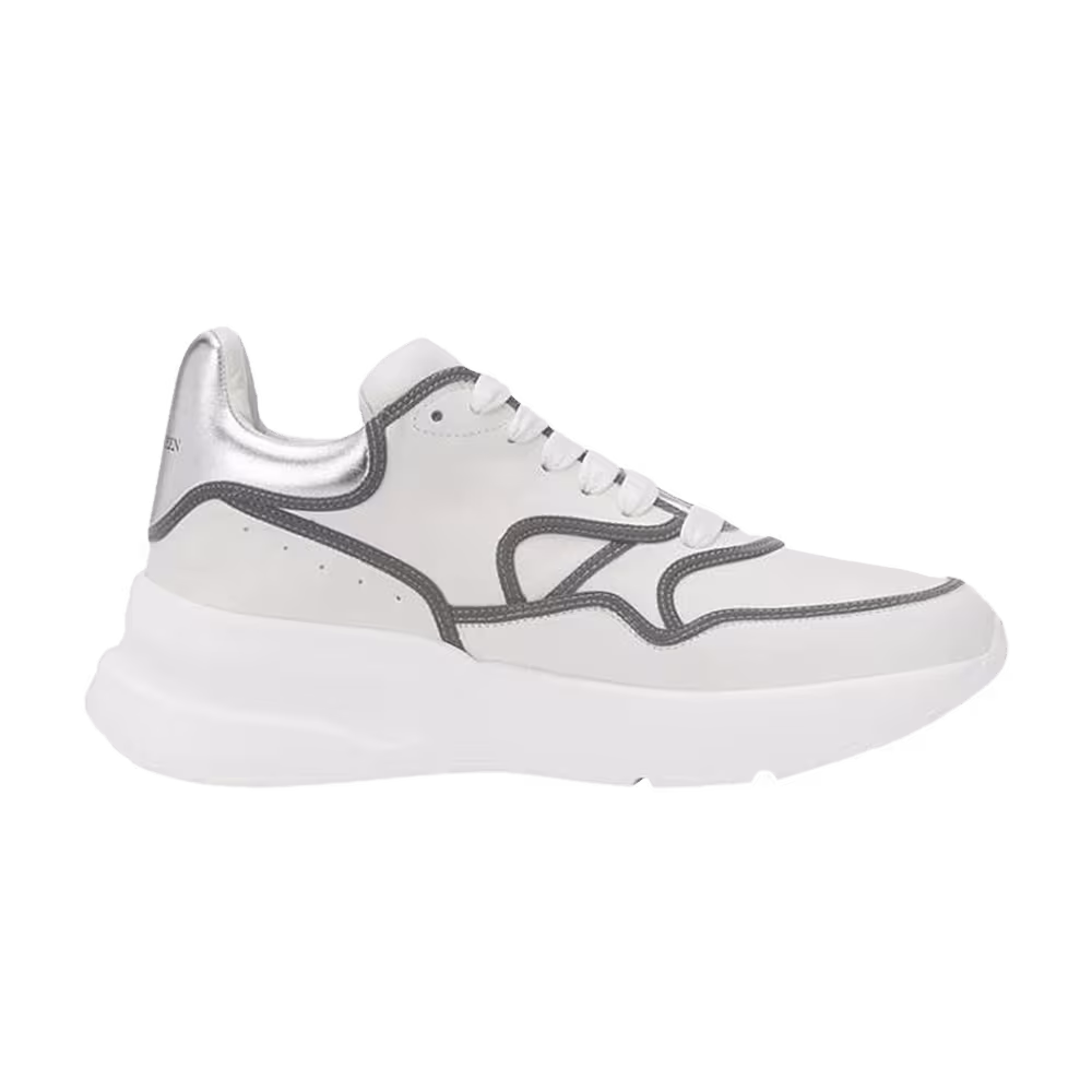 Alexander McQueen Runner Sneaker Optic White Silver