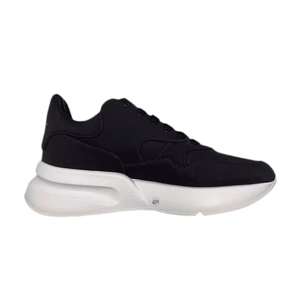 Alexander McQueen Oversized Runner Suede - Black White
