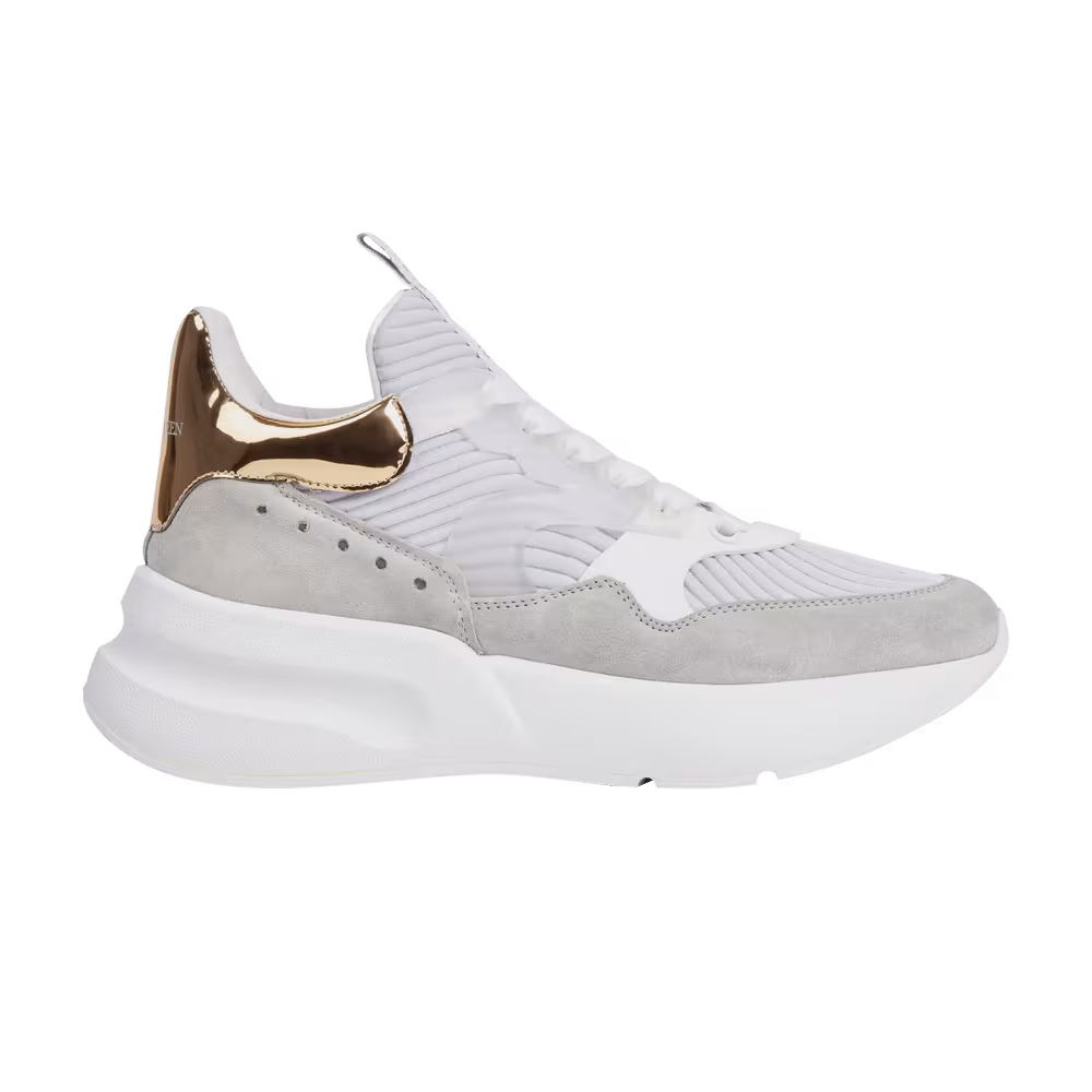 Alexander McQueen Oversized Runner Warm Grey Gold