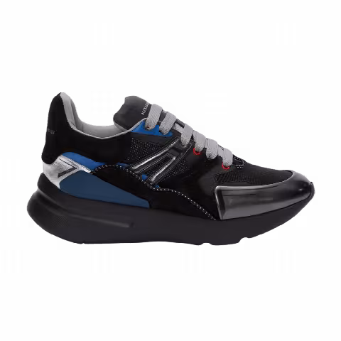 Alexander McQueen Oversized Patchwork Runner 'Cocktail Black'