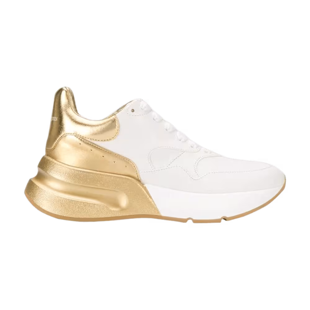 Alexander McQueen Women's Oversized Runner White Gold