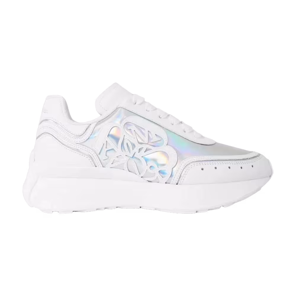 Alexander McQueen Sprint Runner White Iridescent