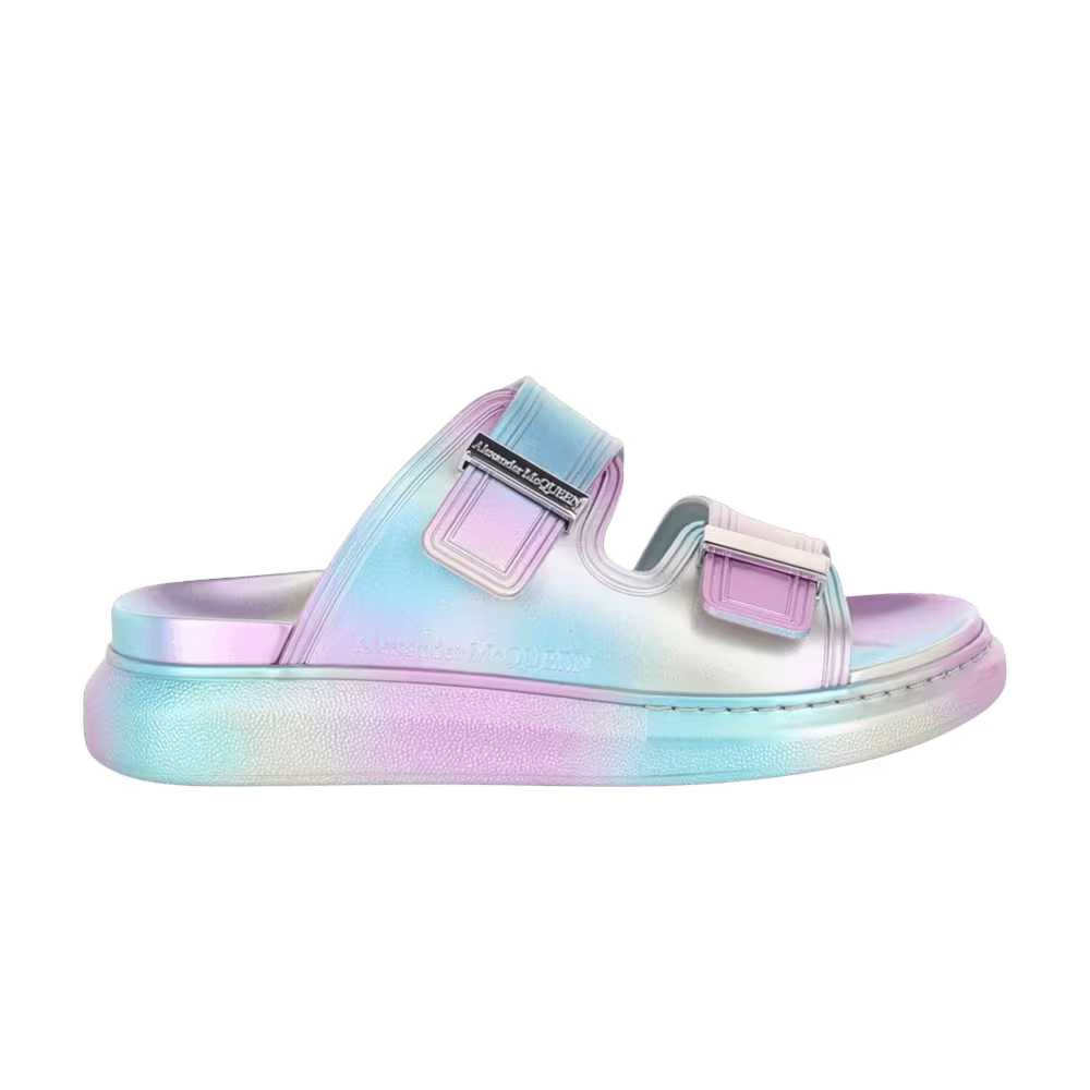 Alexander McQueen Women's Hybrid Slide Silver Multi-Color