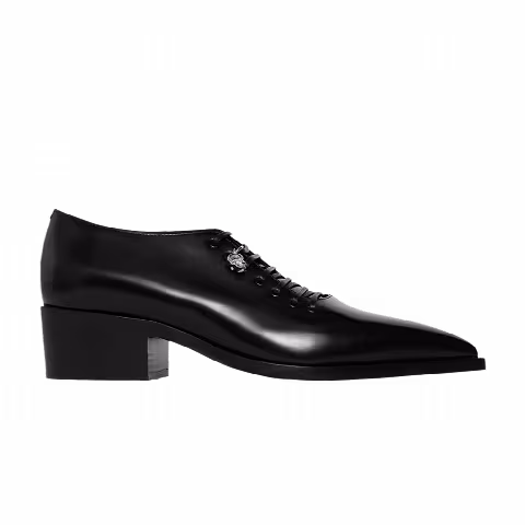 Alexander McQueen Lace-up Derby 'Black Skull'