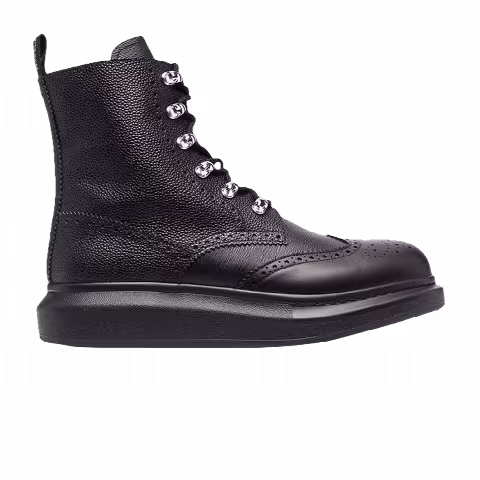 Alexander McQueen Lace-Up Boots 'Black'