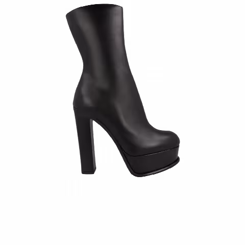 Alexander McQueen Wmns Platform Ankle Boot 'Black'