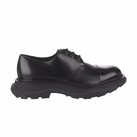 Alexander McQueen Leather Derby 'Black'