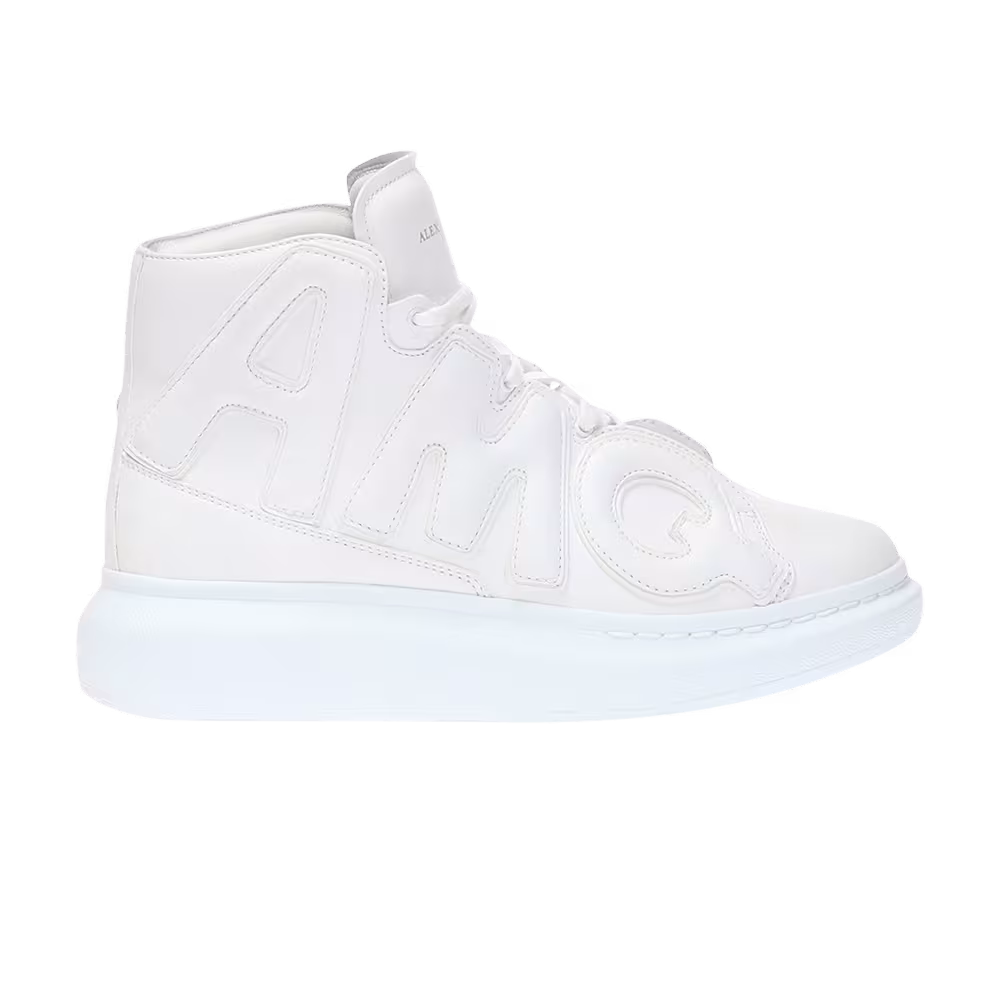 Alexander McQueen High Sneaker Maxi Logo - White