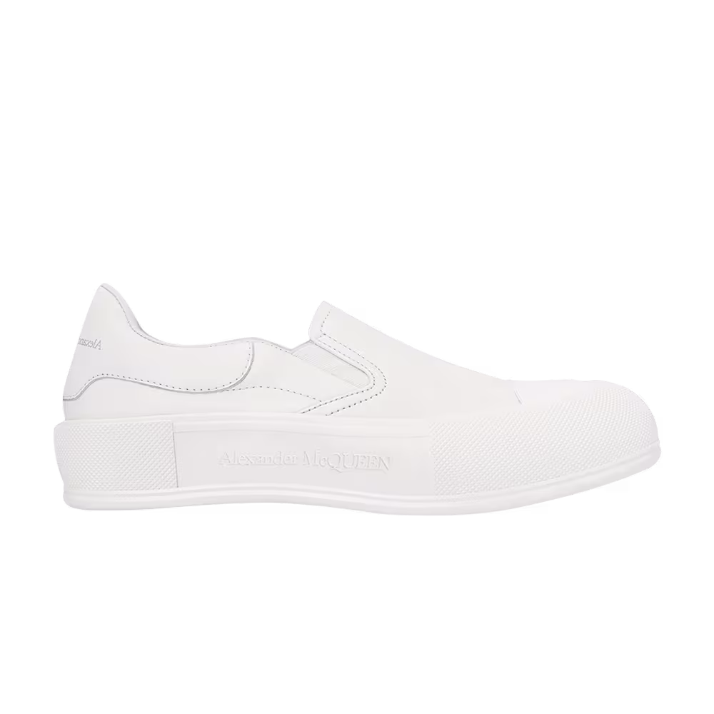 Alexander McQueen Deck Skate Triple White