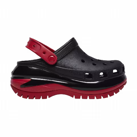 Crocs Mega Crush Clog 'Black Varsity Red'