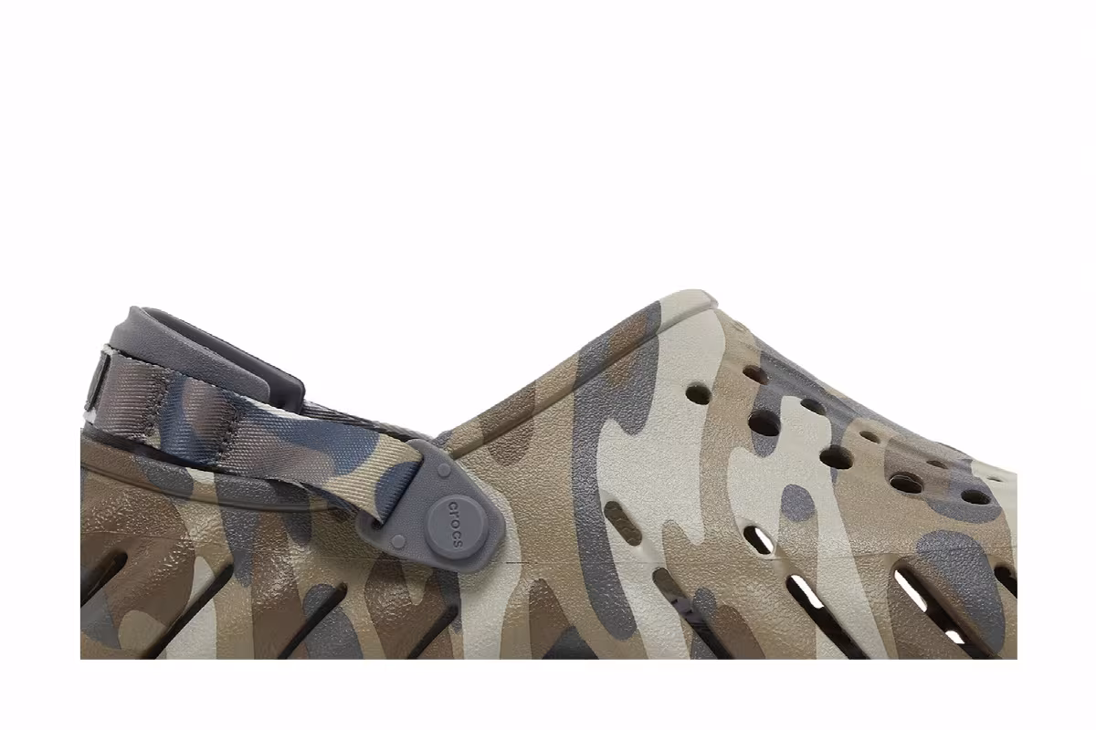 Crocs Echo Redux Clog Charcoal Camo, view 3