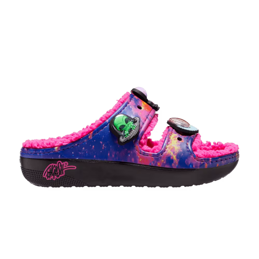 Ron English x Crocs Classic Cozzzy Sandal Area 54 - Galaxy