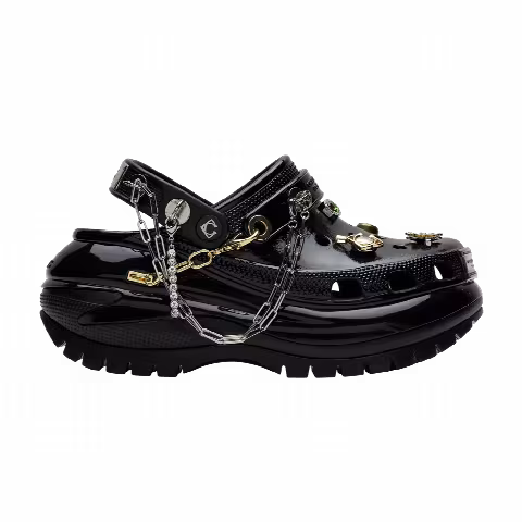 Christian Cowan x Crocs Mega Crush Clog 'Black Metallic'