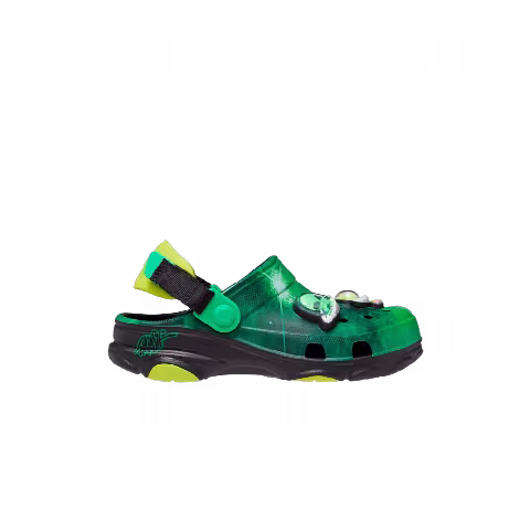 Crocs Ron English x All-Terrain Clog Toddler 'Area 54 - Green Galaxy'
