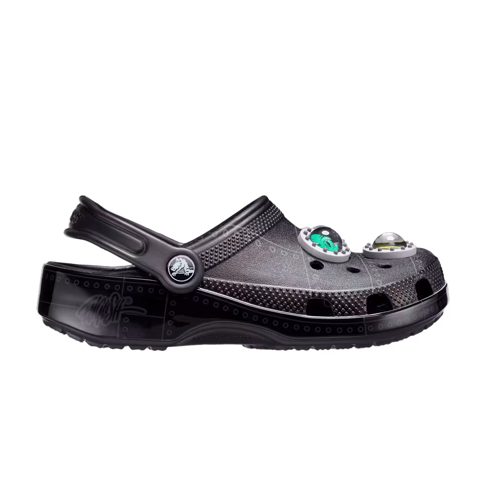 Ron English x Crocs Classic Clog Kids Area 54 - Black