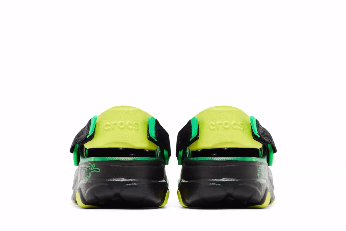 Ron English x Crocs All-Terrain Clog Kids Area 54 - Green Galaxy, view 7