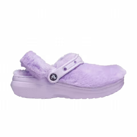 Crocs Wmns Classic Lined Clog 'Fur Sure - Lavender'