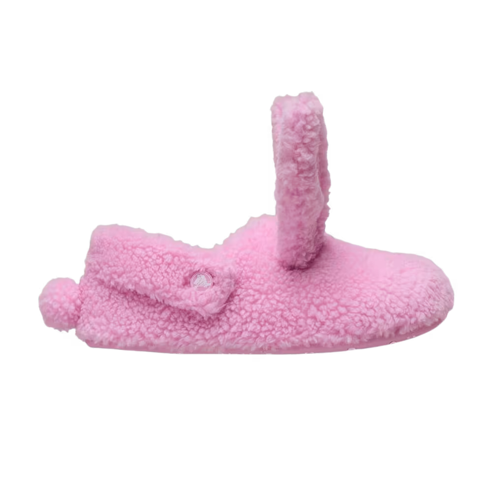 Crocs Women's Classic Cozzzy Bunny Slipper Pink Tweed