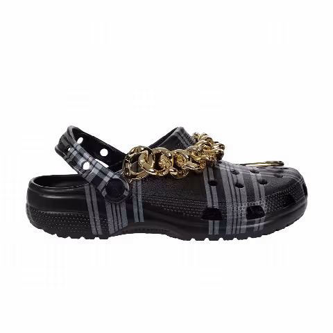Crocs Clueless x Classic Clog 'Black Plaid'
