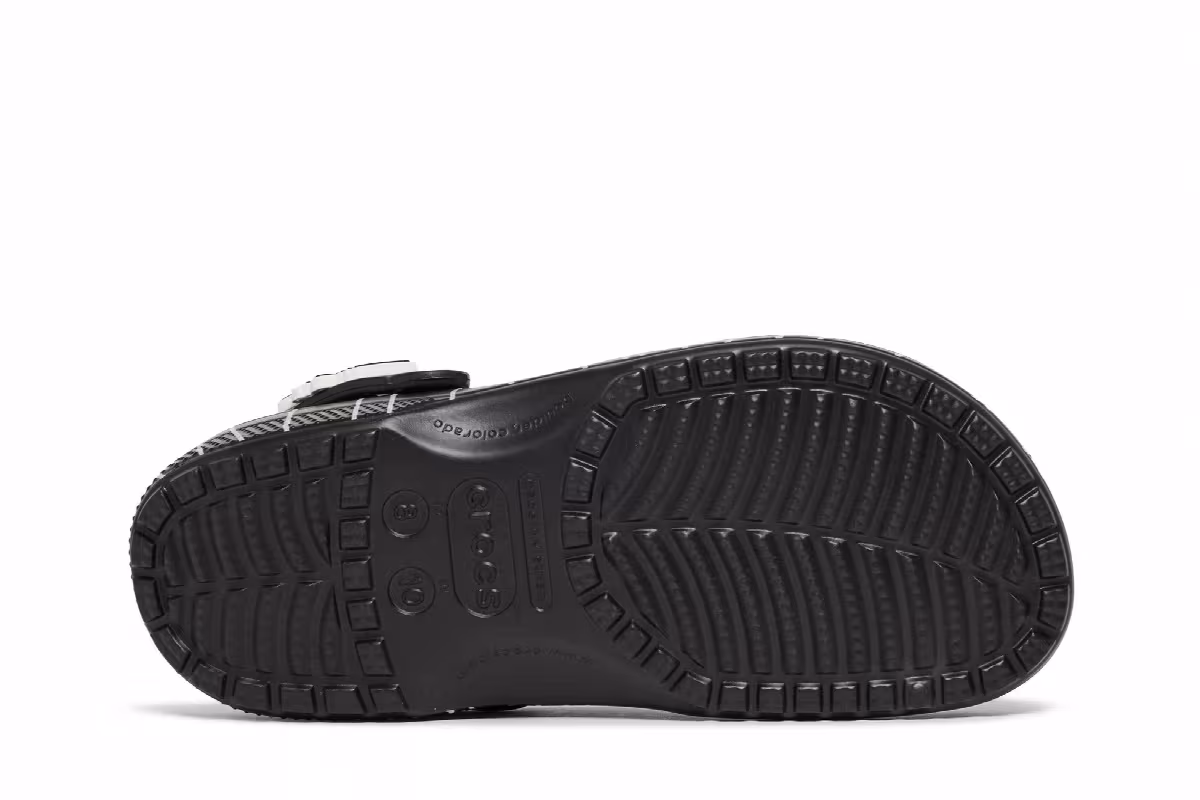Ron English x Crocs Classic Clog Party Animals - Zebra Black, view 5