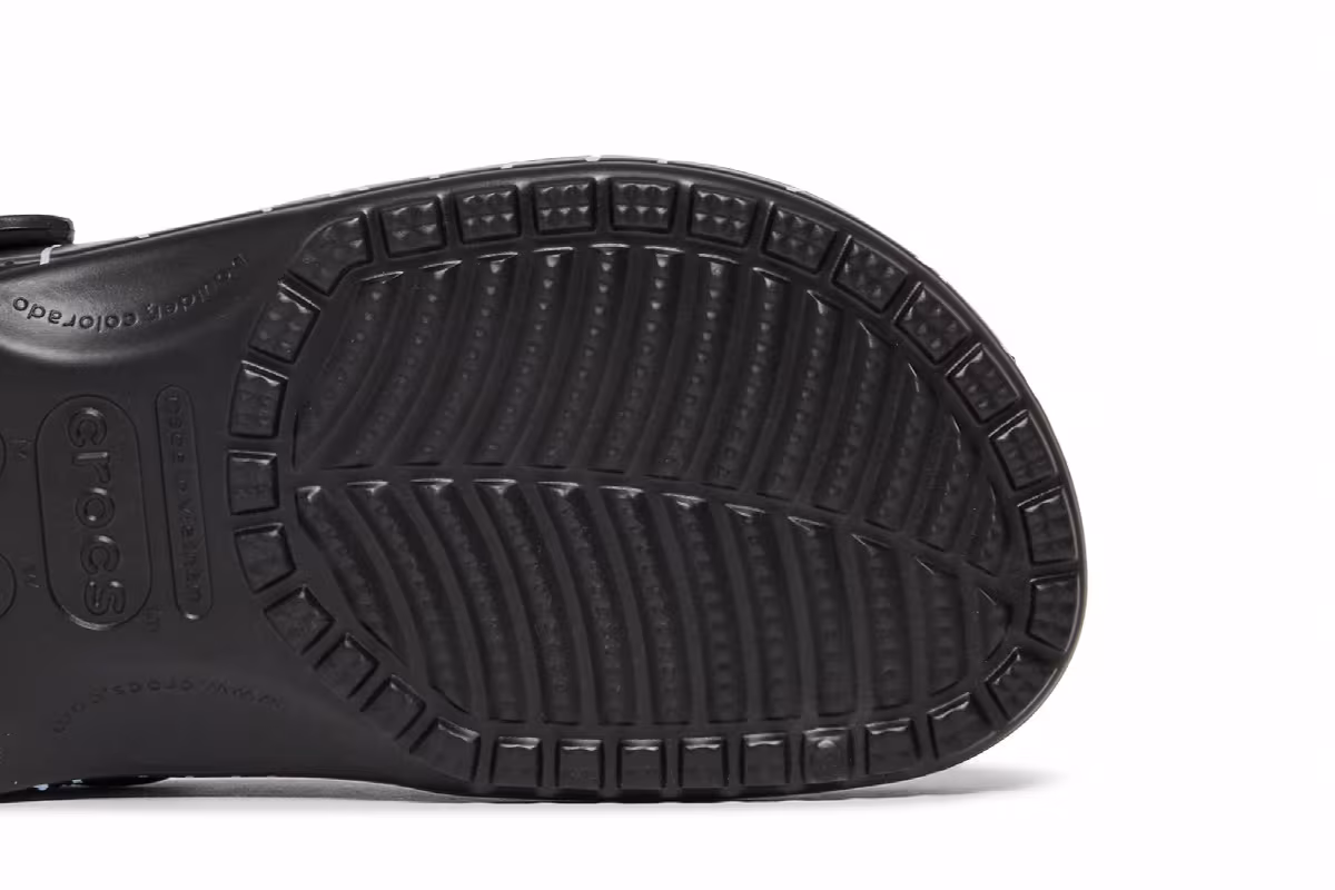 Ron English x Crocs Classic Clog Party Animals - Zebra Black, view 6