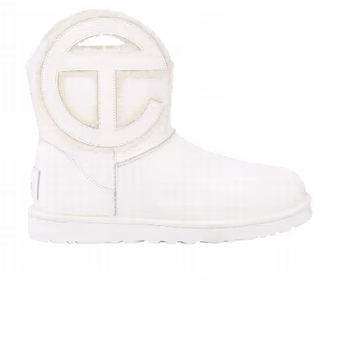 Telfar x UGG Logo Mini Boot 'Crinkle - White'